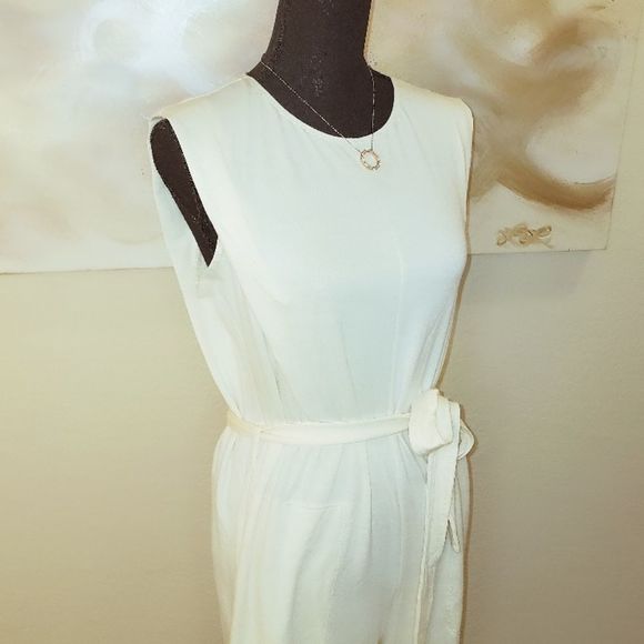 Max Studio French Terry Waist-Tie Jumpsuit - Picture 7 of 16